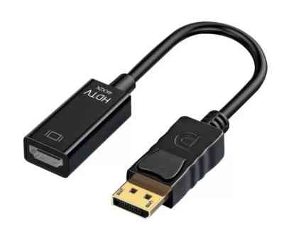 본체 DP to 모니터 HDMI 연결 젠다.